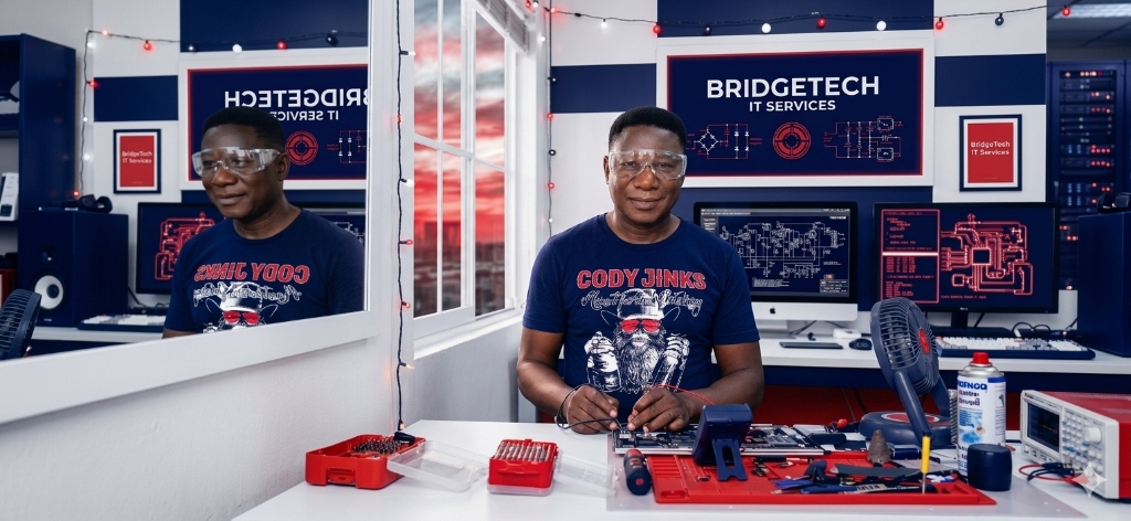 Expert motherboard diagnostics, micro-soldering, and chip-level repair lab at BridgeTech IT Services